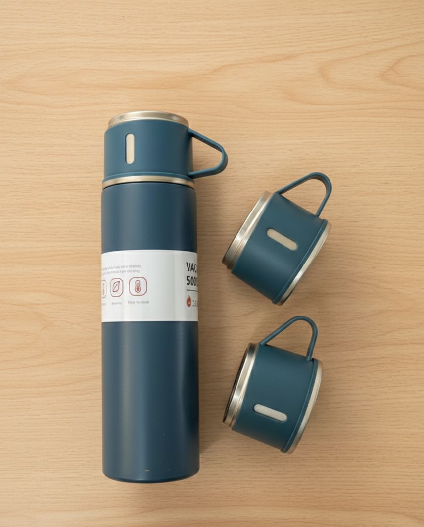 Flask 500ml With 2 Pcs Cup