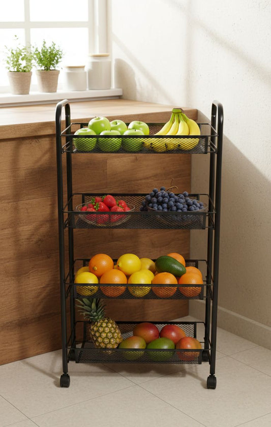 4 Layer Multi-Purpose Rack With Wheel