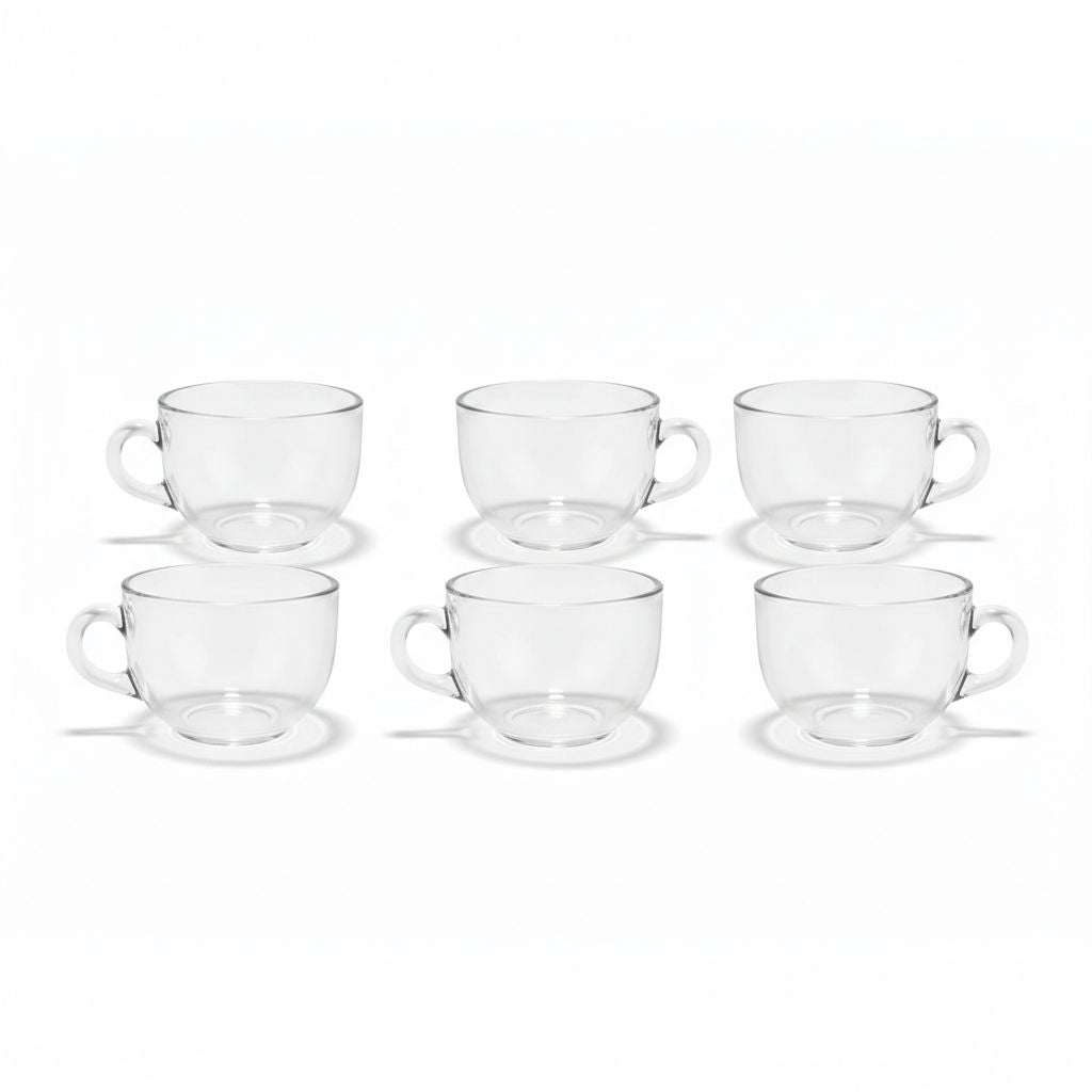 Glass Cup 6 Pcs Set KTZB78
