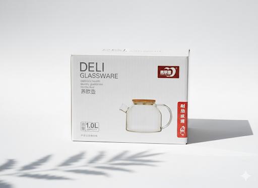 Glass Kettle 1 Ltrs Stovetop GPH20