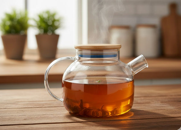Glass Kettle 1 Ltrs Stovetop GPH20