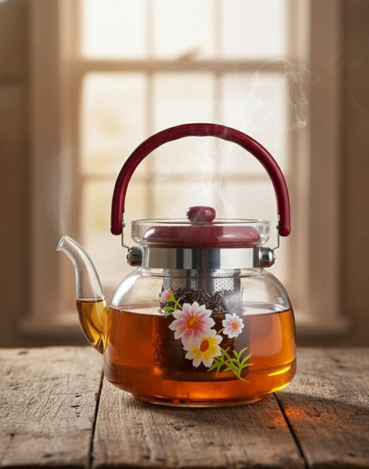 Glass Tea Pot 1800 ML Flame Proof MY-208D