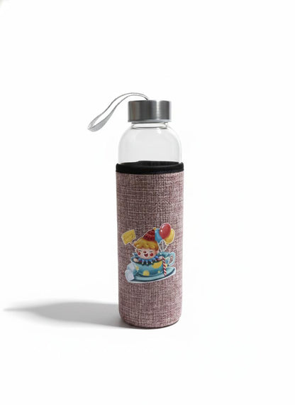 Glass Water Bottle With Bag