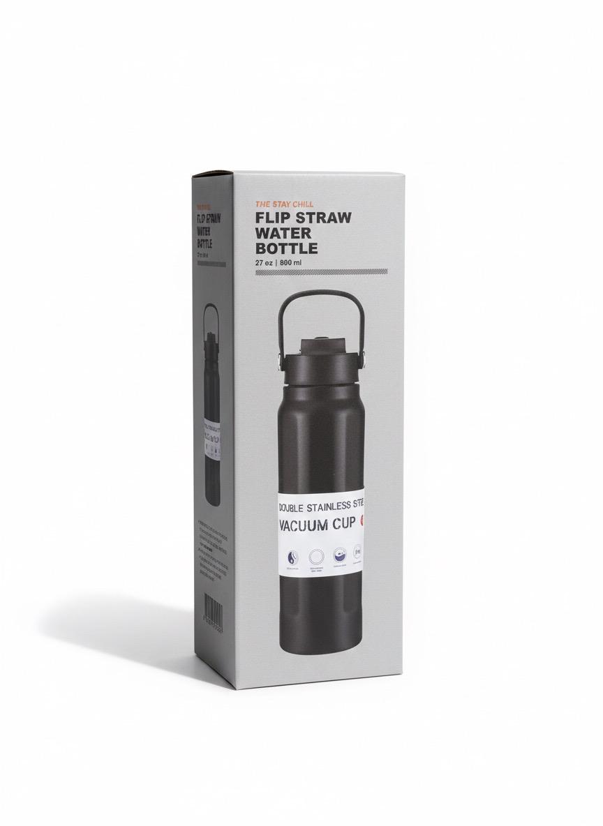 Flask Flip straw water bottle 800 ML