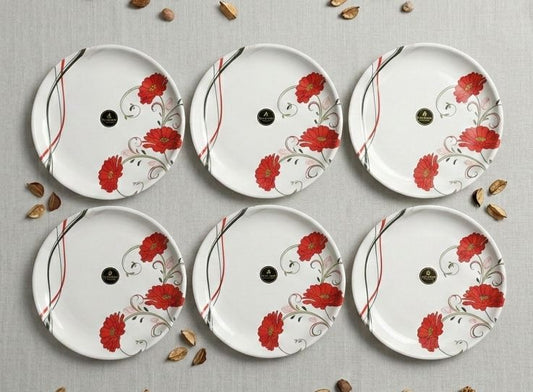 Melamine Quatre Plate 6 Pcs Set