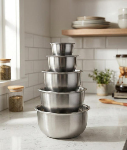 My Home 5 Pcs Cook and Serve Container Set