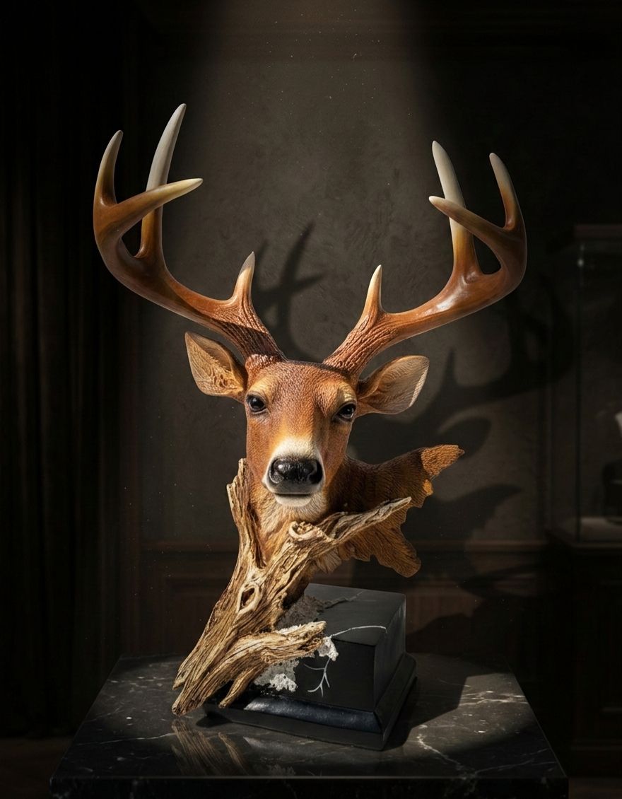 New Wooden Deer