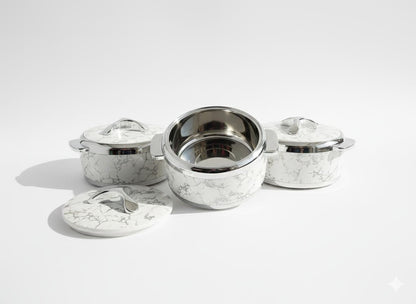 Casserole 3 Pcs Set 1500,2000,2500 Platinum