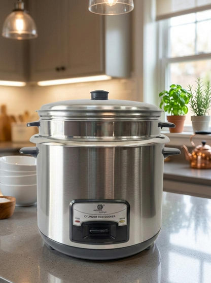 Rice Cooker 1.8 Ltrs Steel 108