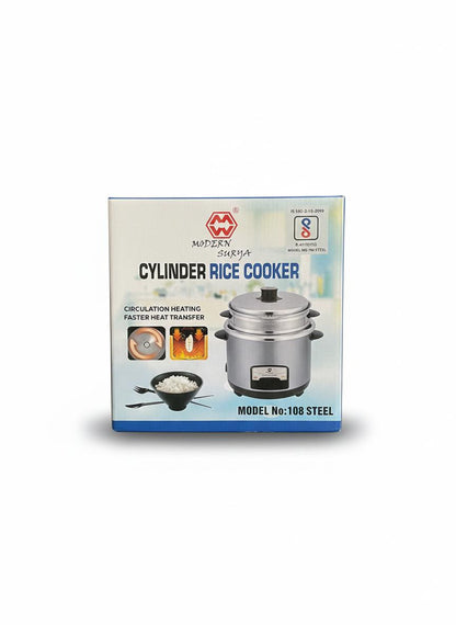 Rice Cooker 1.8 Ltrs Steel 108