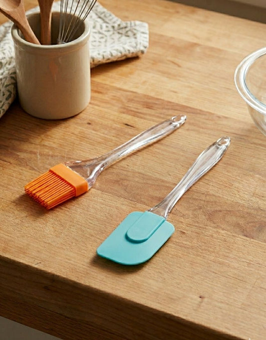 Silicon Spoon And Brush