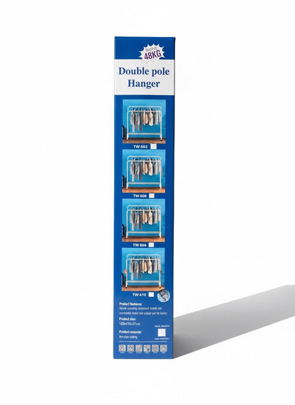 Double Pole Hanger 48kg Capacity