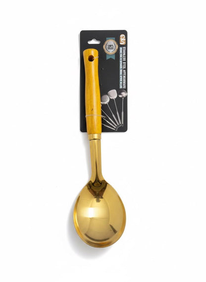 Golden Serving Spoon 1