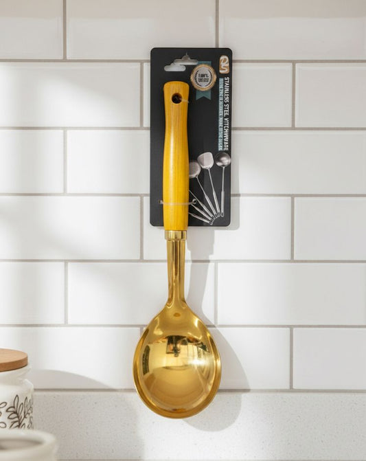 Golden Serving Spoon 1