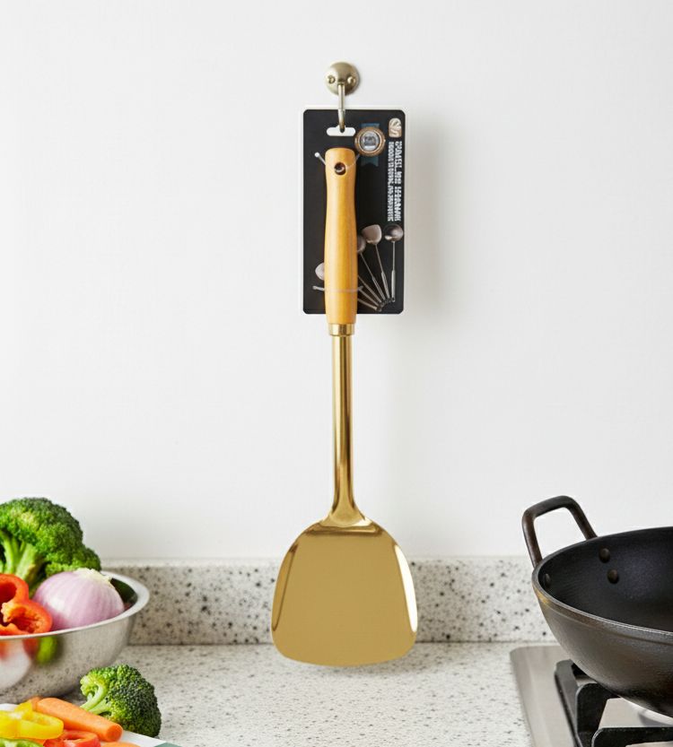 Golden Serving Spoon 2