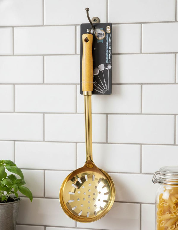 Golden Serving Spoon 3