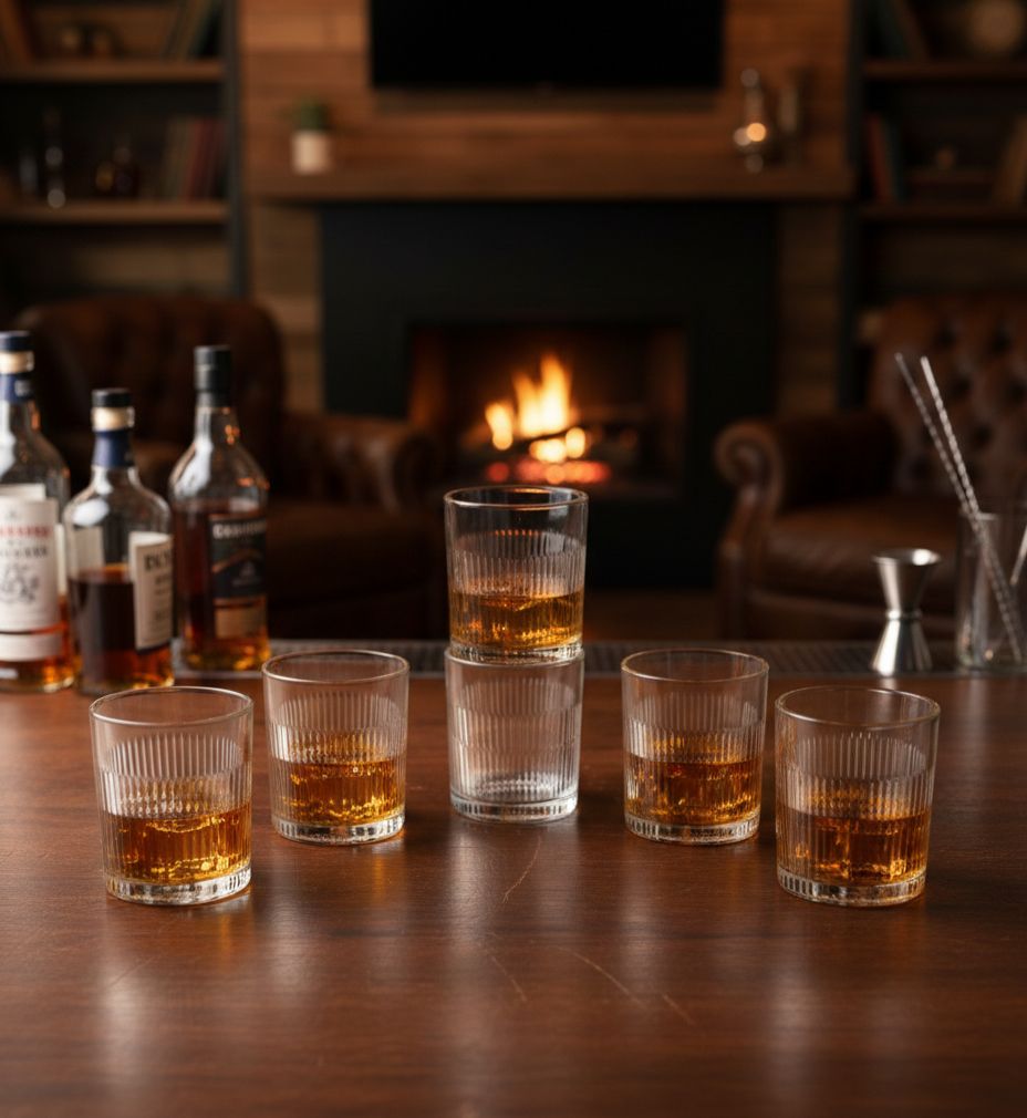 Whiskey Glass 6 Pcs Set 340 ML DSKB032-2