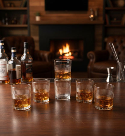 Whiskey Glass 6 Pcs Set 340 ML DSKB032-2