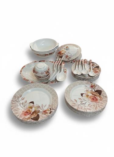 Dinner Set 41 Pcs  Goldenleaf