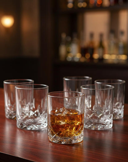 Whiskey Glass 218ml 6 Pcs Set DSKB036-1