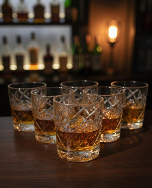 Whiskey Glass 6 Pcs Set KB106-1B 205ml