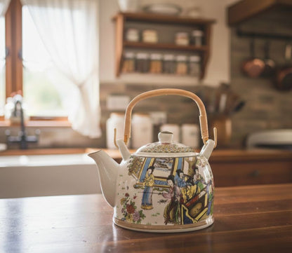 Ceramic Kettle Mellisa with strainer Big