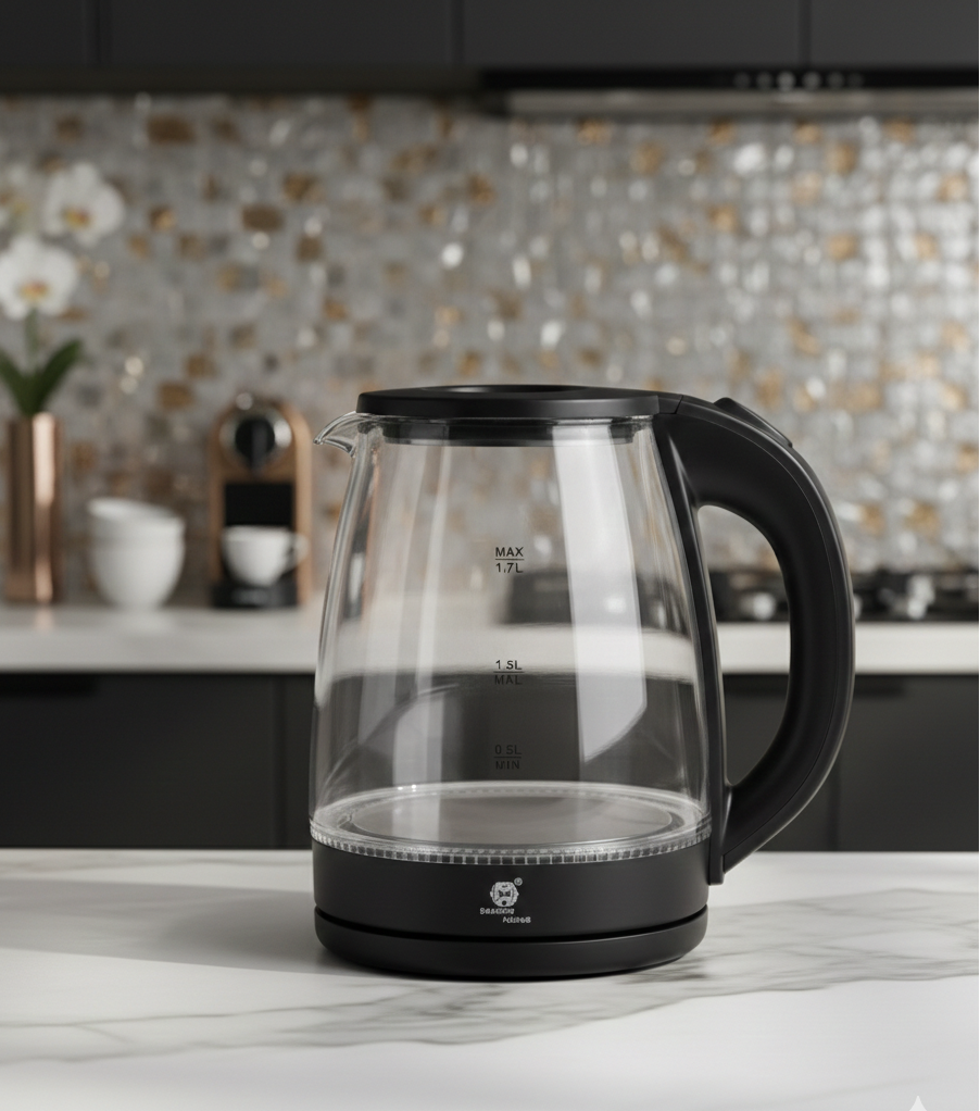 Electric Kettle Glass 1.8 Ltrs 335